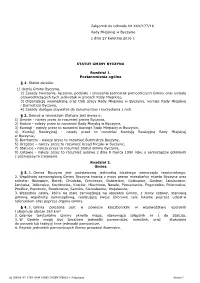 STATUT GMINY BYCZYNA.Pdf