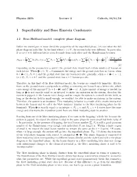 1 Superfluidity and Bose Einstein Condensate