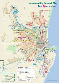 Aberdeen City Network Map D X27 E C Y D