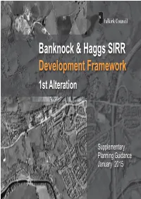 Banknock & Haggs SIRR Development Framework