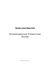Compensation Committee Guide