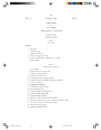 Criminal Code 2003.Pmd 273 11/27/2004, 12:35 PM 274 No