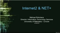 Internet2 & NET+