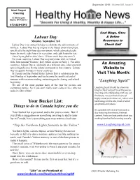 Labour Day Your Bucket List