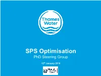 SPS Optimisation Phd Steering Group