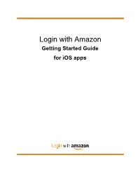 Login with Amazon SDK for Ios