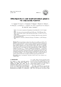 Ultra-Faint Dwarfs and Dwarf-Spheroidal Galaxies: the Andromeda Satellites