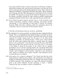 Consecration of Holy Chrism, and the Consecration of Antimensia. Presbyters, Appointed by Bishops at the Head of Parish Communit