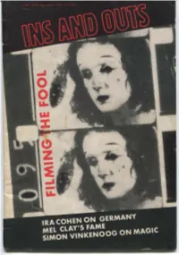 Jango Edwards 10 FOOLS FESTIVAL PROGRAMME 12