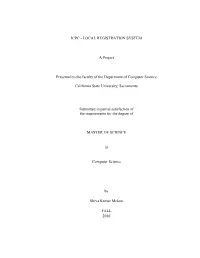 Icpc - Local Registration System