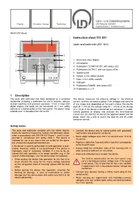 Instruction Sheet 531 831