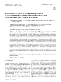 Soret and Dufour Effects on MHD Boundary Layer Flow of Non