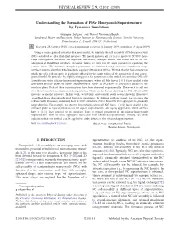 Understanding the Formation of Pbse Honeycomb Superstructures by Dynamics Simulations