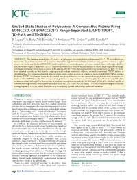 Excited-State Studies of Polyacenes: a Comparative Picture Using EOMCCSD, CR-EOMCCSD(T), Range-Separated (LR/RT)-TDDFT, TD-PM3, and TD-ZINDO K