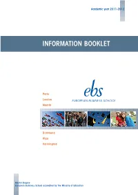 Information Booklet