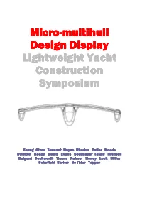 Micromultihull Design Symposium.Pdf