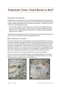 Polystrate Trees: Flood Burial Or Not?