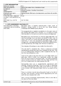 Appendix B: Employment and Mixed Use Site Assessments