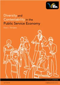 Diversity and Contestability in the Public Service Economy Gary L