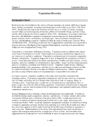 Chapter 3 Vegetation Diversity 3