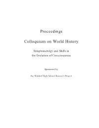 Colloquium on World History