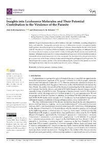 Insights Into Leishmania Molecules and Their Potential Contribution to the Virulence of the Parasite