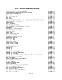 Inventory to Negatives and Slides Page 1