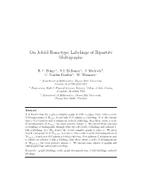 On Λ-Fold Rosa-Type Labelings of Bipartite Multigraphs