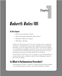 Roberts Rules