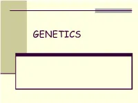 Genetics Complete Notes.Pdf