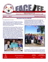 In This Issue Rochester Host the AAHLBC