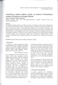 Labyrinth As Passive Defense System