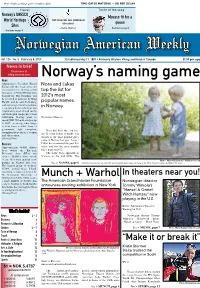 Norway's Naming Game
