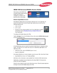 READ 180 Universal Ipad Access