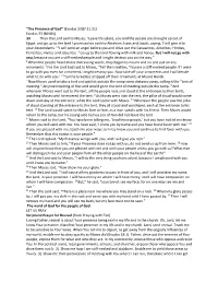 The Presence Of