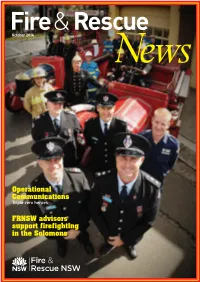 Operational Communications FRNSW Advisors Support Firefighting in the Solomons