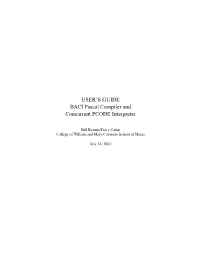 BACI Pascal Compiler User Guide