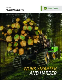 G-Series Forwarders from John Deere