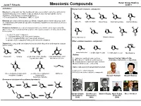 Mesoionic Compounds 3/25/17