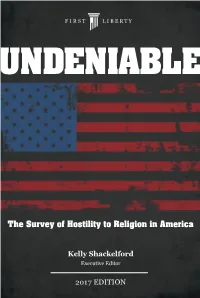 UNDENIABLE 2017 EDITION Kelly Shackelford