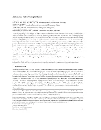 Automated Patch Transplantation
