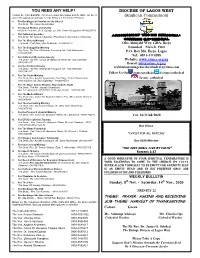 Avmcc Bulletin for Sunday 8Th November, 2020