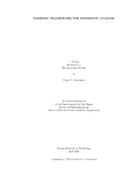 Forensic Framework for Honeypot Analysis
