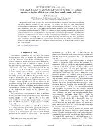 First Targeted Search for Gravitational-Wave Bursts from Core-Collapse Supernovae in Data of First-Generation Laser Interferometer Detectors
