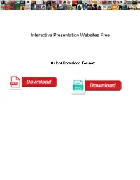 Interactive Presentation Websites Free