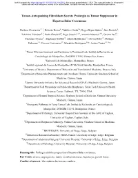 Tumor-Antagonizing Fibroblasts Secrete Prolargin As Tumor Suppressor in Hepatocellular Carcinoma