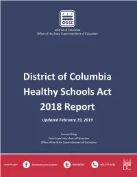 2018 Healthy Schools Act Report 5
