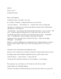 Lecture 06: the Neolithic Revolution – Notes