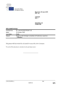 13414/02 DCL 1 Kal DGF 2C Delegations Will Find Attached the Declassified Version of the Above Document. the Text of This Docume