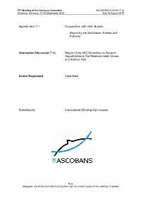 Agenda Item 7.1 Cooperation with Other Bodies Report by The